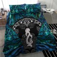 thumbnail image 3 of Nueva Zelanda Aotearoa Juego de Cama Maori Taniwha Paua Shell LT05, 3 of 6