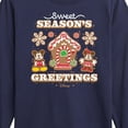 thumbnail image 3 of Disney - Mickey and Minnie Sweet Seasons Greetings Christmas - Toddler & Youth Long Sleeve Graphic T-Shirt, 3 of 5
