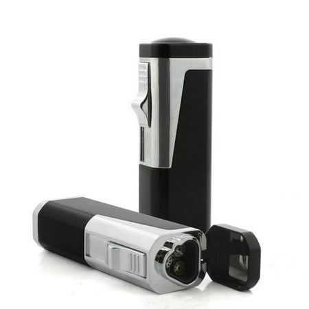 - Prestige Import Group Typhoon Triple Flame Torch Lighter with Fold-Out Punch Cutter