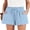 Bright Blue, variant on Shorts for Women Summer Casual High Waisted Wide Leg Drawstring Lounge Shorts Comfy 2026 Beach Vacation Clothes L