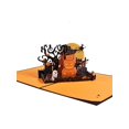 thumbnail image 2 of 3D for Pop up Halloween Pumpkin Greeting Card Festival Holiday Paper Cards for Birthday Wedding New Year Blessing Cards, 2 of 10