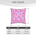 thumbnail image 4 of KLL Donuts Decorative Throw Pillow Covers Velvet Soft for Couch Sofa Bedroom Living Room Outdoor - 20"x20", 4 of 8