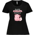 thumbnail image 3 of Inktastic Always Axolotl Questions Cute Curious Axolotl Women's Plus Size T-Shirt, 3 of 5