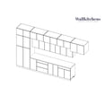 thumbnail image 6 of Kitchen Serene Collection White Matte Color Base Size 15Ft Wide, 6 of 6