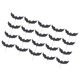 thumbnail image 1 of 20 Unids Holiday Paper Halloween Paper Bats Cupcake Picks Canape Food Sticks Party Accesorios de La Hornada Negro, 1 of 9