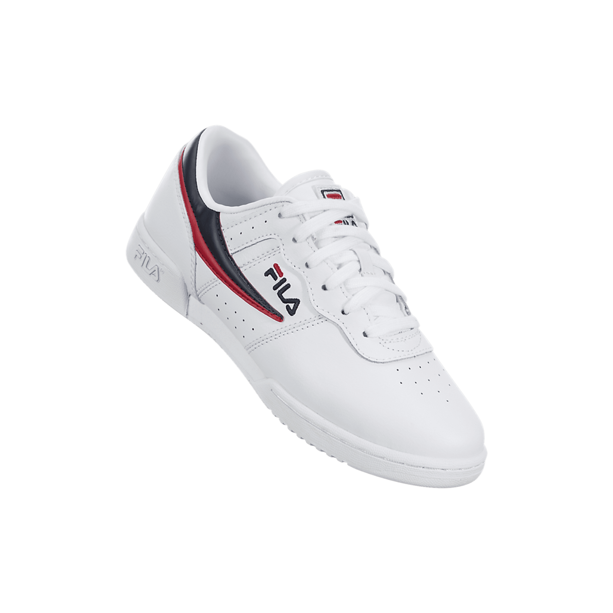 Fila Original Fitness Womens Shoes Size 8 Color White Nvy Red