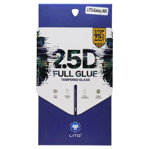LITO 2.5D Full Glue Tempered Glass Screen Protector for Samsung Galaxy A51