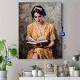 thumbnail image 4 of Qisvanset Vintage Woman Reading Book Canvas Print 15.75x11.81 Inches, 4 of 8
