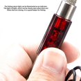 thumbnail image 4 of Toystoory Luz de alarma de pesca Colgador de pesca portátil Práctico Ligero de pesca Alta Fácil de usar Indicador de pesca LED Pescar Rojo, 4 of 5