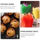 thumbnail image 4 of 200pcs Tulip Forma Torta Embalaje Tazas Papel Postre Liners Torta (Color surtido), 4 of 6