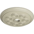thumbnail image 3 of Ekena Millwork 25 1/4"OD x 4"ID x 2"P Spiral Ceiling Medallion (Fits Canopies up to 4"), Hand-Painted Clear Yellow, 3 of 6