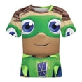 thumbnail image 4 of Super Why Kid Shirts Unisex Casual Tops 3D Print Graphic Tees Short Sleeve T Shirts for Boys Girls 150CM, 4 of 8