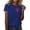 A-Dark Blue, variant on Tiweut Tshirts Women Short Sleeve Heart Printed Design Crew Neck Tee Tops