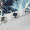 thumbnail image 4 of Castle Fairy Wild Dragon Black Out Curtains,Animal Curtains Pack of 2 (42x63 Each), 4 of 6