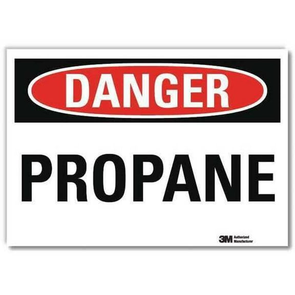 Lyle Danger Sign,10inx14in,Reflctv Sheeting U3-1934-RD_14X10