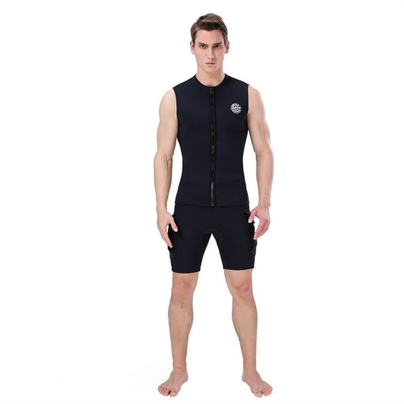 Steep Discounts,Men's 3mm Black Neoprene Wetsuit Vest Sleeveless Surf Surfing Diving Suit,PENDANE,Black