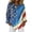 Royal Blue, variant on Iaqnaocc American Flag Shirt for Women Patriotic American Flag Stars Striped Tops America 250 Shirt Festival Button-Down Collared Shirt Casual Long Sleeve Tee Top Deep Red XL