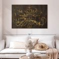 thumbnail image 2 of Elephant Stock Romantic Lines Wall Art - Horizontal Canvas Wall Art - Living Room Wall Decor - Decor Elements Canvas - Brown And Gray Decor By Albena Hristova - 48" x 32", 2 of 8