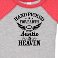 thumbnail image 4 of Inktastic Handpicked for Earth by My Auntie in Heaven with Angel Wings Boys or Girls Baby Bodysuit, 4 of 5