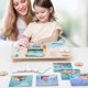 thumbnail image 5 of Juguetes para niños Aprendizaje para niños de 4 años Tablero de pronóstico del clima 3 Rompecabezas de madera para niños pequeños, 5 of 6
