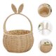 thumbnail image 5 of Moluckfu Cesta Rústica Beige De Flores Con Asa Para Bodas Y Eventos, 5 of 8