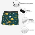 thumbnail image 3 of Yiaed Camping Print Men's Soft Cotton Boxer Shorts Breathable Boxers Underwear Moisture-Wicking Underwear Stretch Boxer Briefs for Man-XX-Large, 3 of 5
