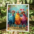 thumbnail image 5 of JYLMOOD DIY Acrylic Paint by Numbers Kit for Adults, Colorful Rooster Painting on Canvas, 16x20in, Without Frame, 5 of 9