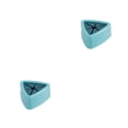 thumbnail image 2 of bedienty Towel Holder Wall Mounted Self Adhesive Bathroom Hanger Punch Free Washroom Rack Removable Robe Apron Organizer Light Blue 2Set, 2 of 6