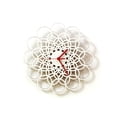 thumbnail image 6 of Ardeola - Rings White - 16 in Classic Traditional Modern Wall Clock, 6 of 9