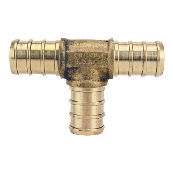 Apollo APXT1210PK Tube Tee, 1/2 in, For: Apollo PEX Pipe