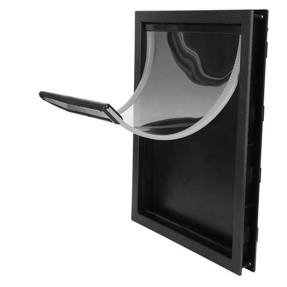 Pet Dog Door, Large Size Large Dog Door, Pet Door For Pet Dog Black