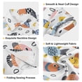 Dailycode Small Short Sleeve Button Down Shirts Cute Drawing Fishes ...