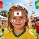 thumbnail image 4 of Uuiauoio 10 pcs Temporary Football Tattoo Stickers Set of 10 for Match Party Fan Celebration Face Body Art Decoration Sport Themed Supplies, 4 of 6