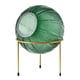 thumbnail image 1 of 1 florero decorativo de vidrio con soporte de hierro para decoración del hogar, 1 of 7