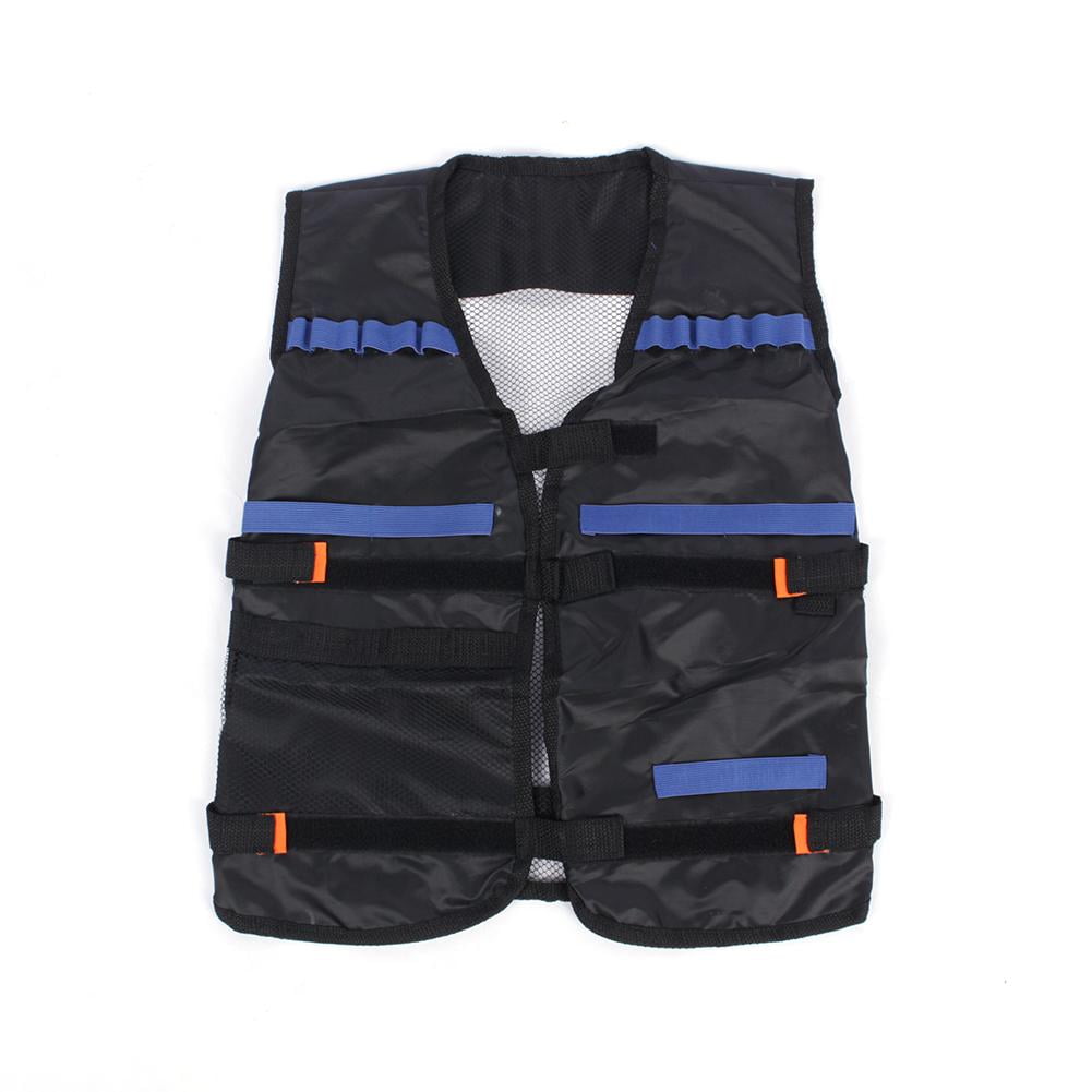 Tactical Vest Jacket w Pockets Kids Gun Dart For Nerf N-Strike Elite Game Gift by Yosoo