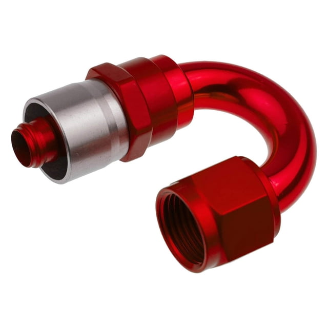 Extremo de Manguera Estilo Crimp Red Horse Performance 7180-16-3 Rojo