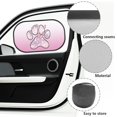 thumbnail image 6 of Yuyamidu Dog Paw Car Side Window Sunshade Cherry Blossom Auto Vehicle Sunshades 2 Pcs Pink Car Rear Window Sun Visor Protector Block UV Rays Sun Protection Window Covers, 6 of 7