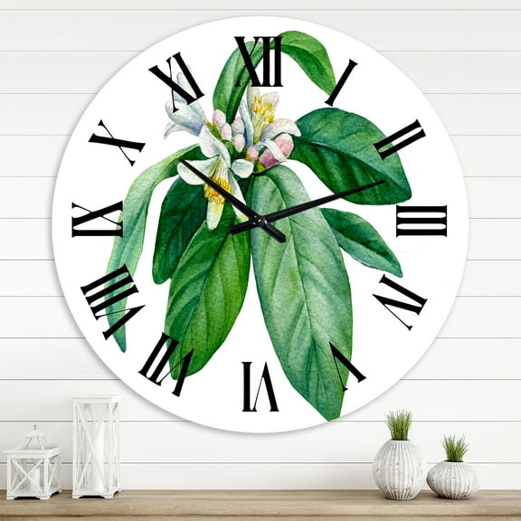 Designart 1 in Quartz Traditional Wall Clock