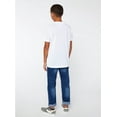 thumbnail image 3 of Sublivie Youth 100% Polyester Crew Neck Short Sleeve Sublimation Tee , Pack of 10- White, Medium, 3 of 4