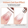 thumbnail image 6 of Modelones 3-in-1 Cat Eye Magnet, Double-Ended Cat Eye Magnet for Nails Multi-Function Nail Tool with Wide & Narrow Tips Strong Magnetic Stick for Cateye Gel Polish, DIY & Professional Salon Use, 6 of 8