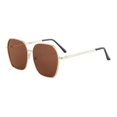 thumbnail image 1 of Gafas de sol de moda para mujer XianweiShao versión coreana cara redonda antiultravioleta marco dorado fino, 1 of 2
