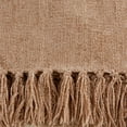 thumbnail image 3 of Contemporary Home Living Beige Soft Rectangular Chenille Polyester Decorative Throw 50" x 60", 3 of 11