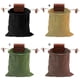 thumbnail image 5 of Bolsa de forraje Soidarity PU Cuero portátil negro caqui Verde oscuro marrón, 5 of 6