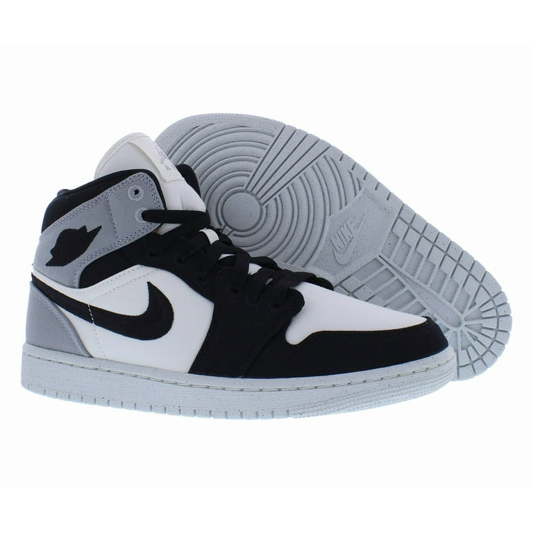 Nike Air Jordan 1 Mid SE Womens Shoes Size 9, Color: Sail/Black