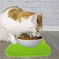 thumbnail image 3 of PVC Animal de Compagnie Chien Chat Chiot Chaton Plat Bol Nourriture Eau Napperon Tapis Forme de Patte, 3 of 9
