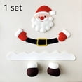 thumbnail image 1 of Adornos de pastel de Feliz Navidad para niños, adornos de dibujos animados de Papá Noel, decoración de resina DIY para fiesta de Navidad, regalo de cumpleaños y postre, novedad de 2024, 1 of 4