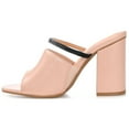 thumbnail image 2 of Journee Womens Heiddy Open Square Toe Block Heel Sandals, 2 of 8