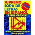 thumbnail image 1 of Libro de búsqueda de palabras en español Supremo Sopa de Letras Letra Grande, 1 of 1