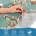 thumbnail image 4 of Bohemian Butterfly Curtain Valance for Kitchen Windows/Bathroom/Living Room/Bedroom Blackout, Rod Pocket Valance Small Window Treatment, 54" W x 18" L Home Decor, 4 of 6