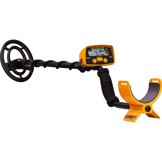 Excavation Knife. Garrett Euro Ace Metal Detector With Disc Guards